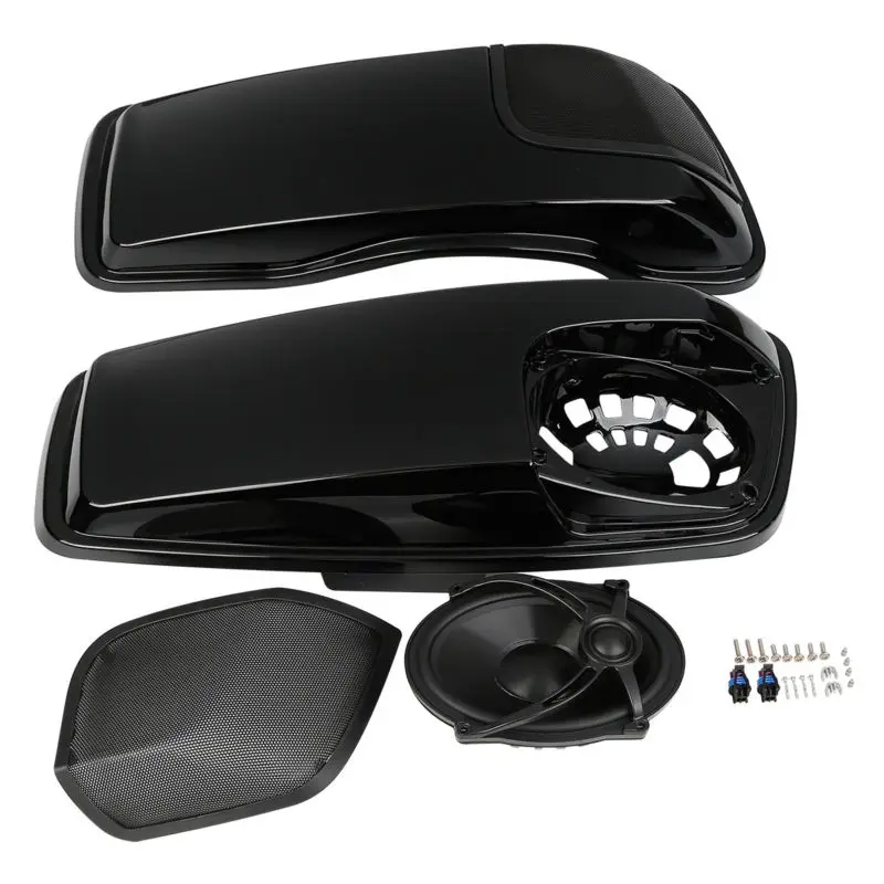 Motorcycle Saddlebag Lids With 5