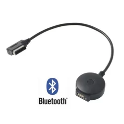 Bluetooth AUX Receiver Cable Adapter for Audi A4 A5 A6 Q5 Q7 After 2009 Audio Media Input AMI MDI Interface