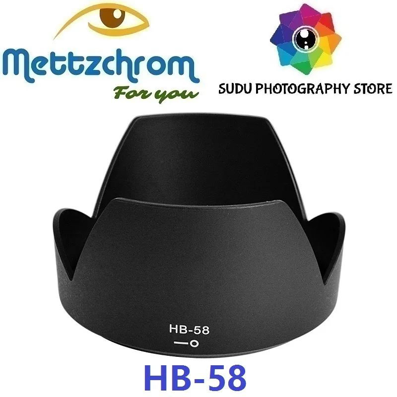 HB-58 Bayonet LENS HOOD Mount For Nikon AF-S DX NIKKOR 18-300mm f/3.5-5.6G ED VR Lens HB58 HB 58