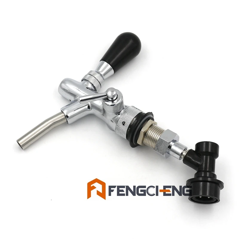 Adjustable Faucet with Ball Lock Quick Connecter keg disconnect For Beer Keg,homebrew kegging kit