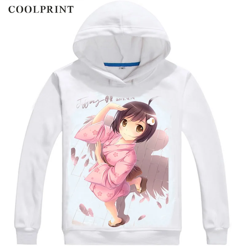 Monogatari Hoodies Multi-Stijl Hooded Hoodie Monogatari Araragi Tsukihi Bakemonogatari Nisemonogatari Cosplay Sweatshirts