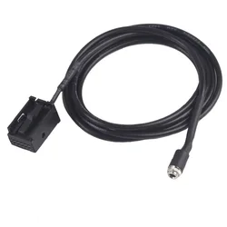 CD 6000 AUX Audio Input Adapter Connection Cable For Ford Focus Mondeo Transit Fusion 3.5mm Female Jack Plug
