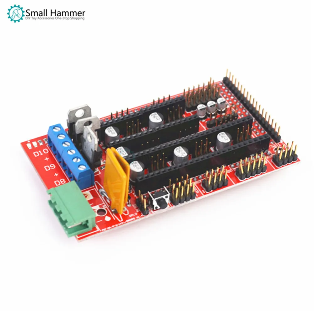 3D Printer Controller Modul Aksesoris RepRap Ramps 1.4 Panel Kontrol Drive Komponen Papan Ekspansi