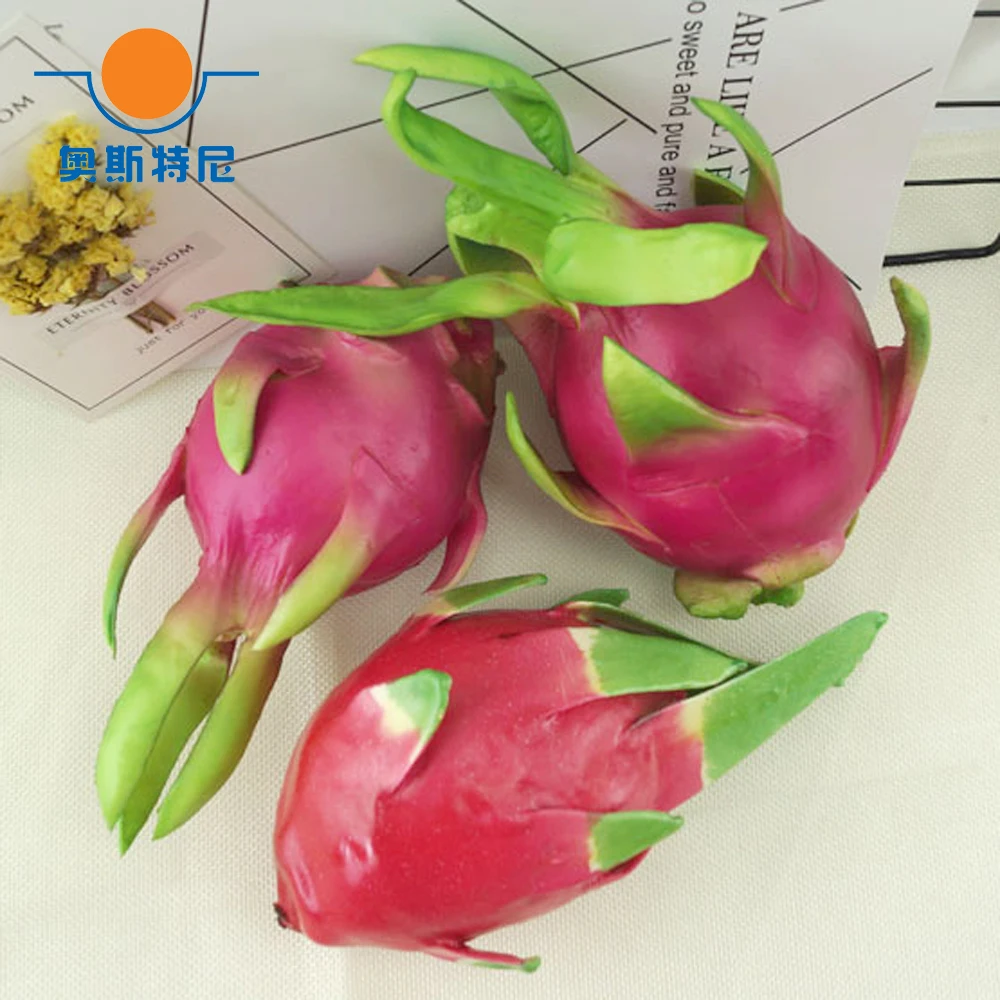 High imitation artificial Fake pitaya Fruit artifical pitaya&artificial plastic fake simulated pitaya