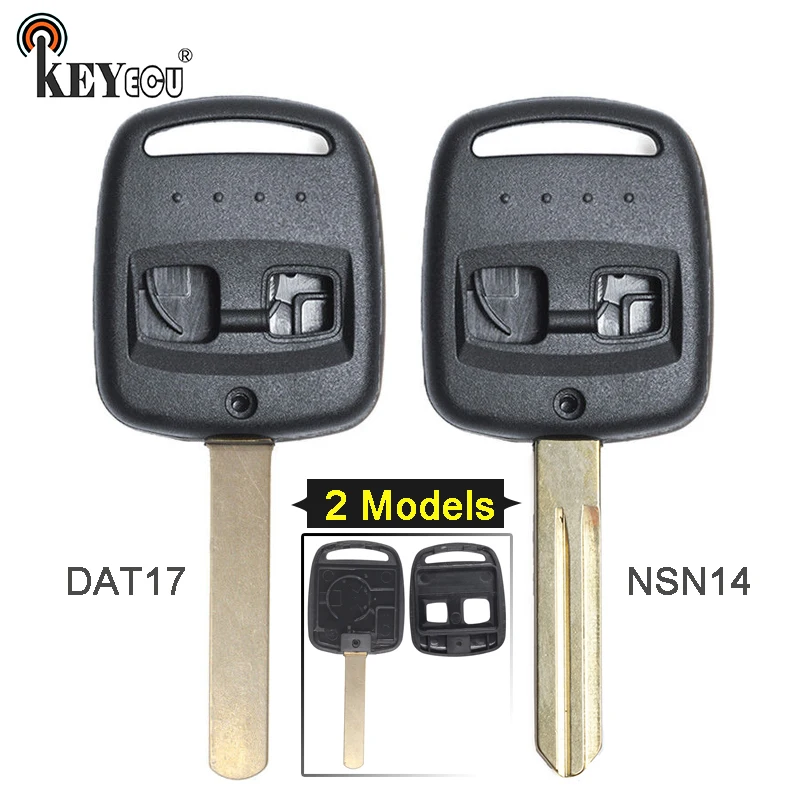 KEYECU For Subaru Legacy Forester Impreza Outback Replacement 3+1 4 Button Remote Key Shell Case Fob DAT17 / NSN14 Blade