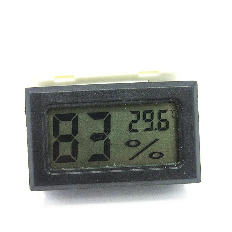 Digital Thermometer Hygrometer Moisture Meter Temperature Humidity Meter Fridge Freezer -50-70C 10%RH~99%RH