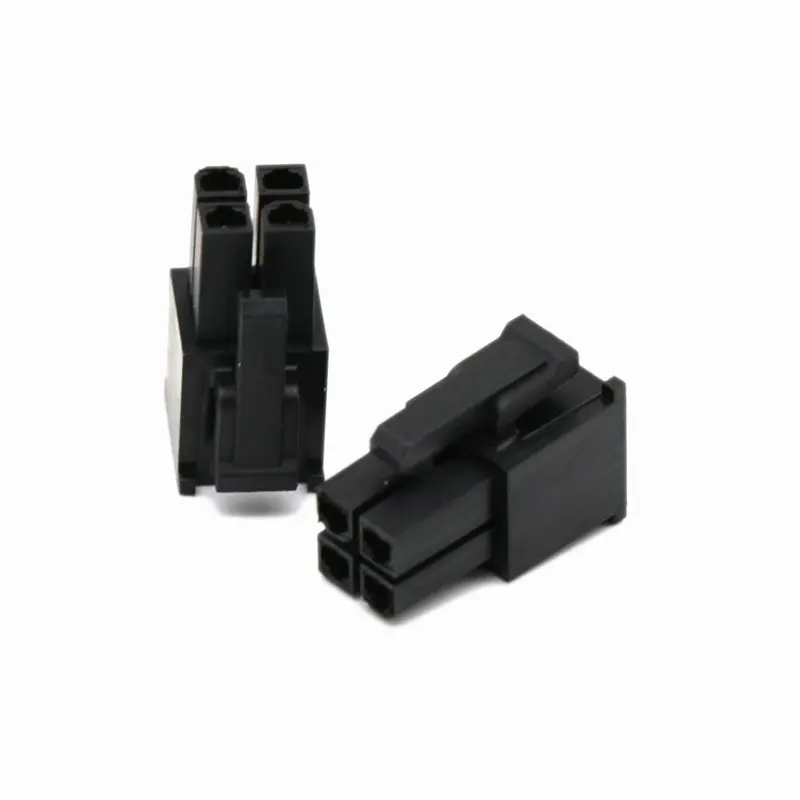 

Angitu 4.2mm 5557 4pin ATX/CPU Male Connector Housing Black Clear For PC Modding-50PCS