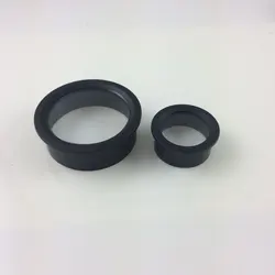 CCTV Camera housing Glass M12 or CS mount, only black ring with inner glass