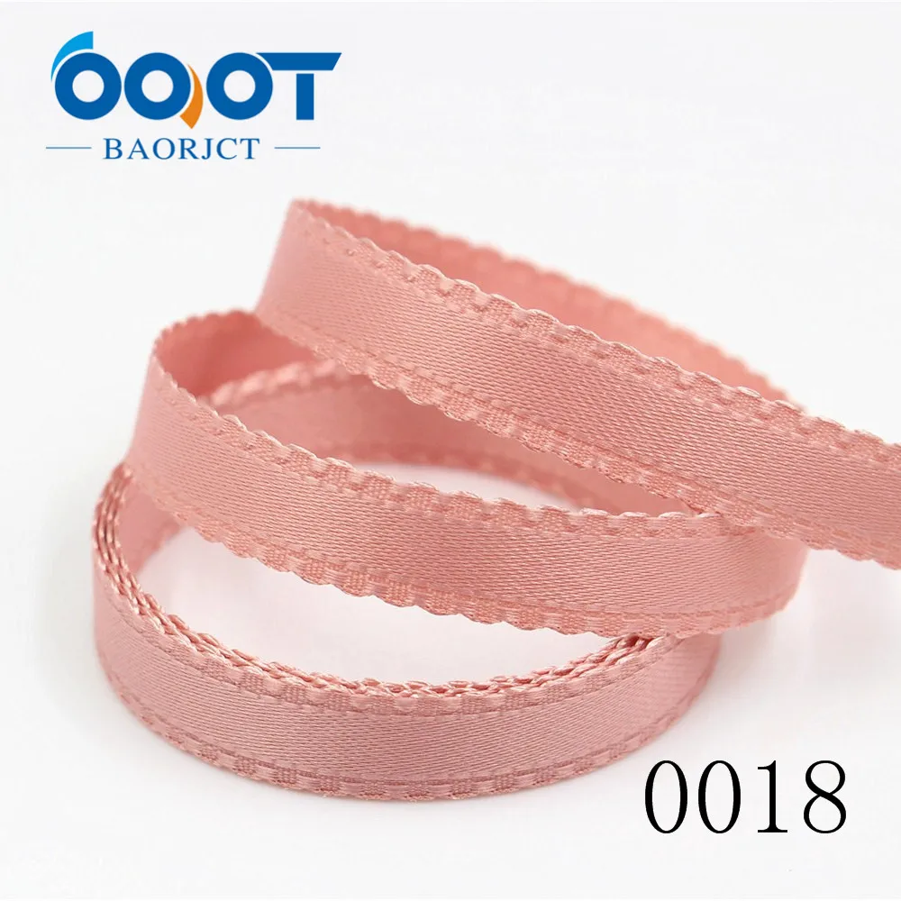 OOOT BAORJCT 181302 10mm 10 yard solid color bilateral flower ribbon Wedding decorative ribbons,gift wrap,DIY handmade materials