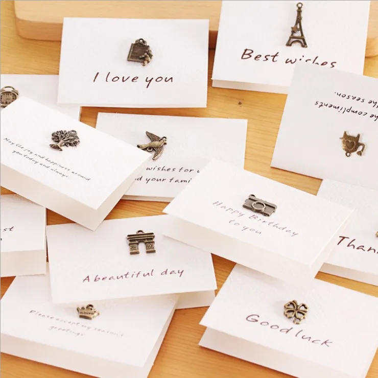 10 pcs/ lot  New Simple mini memory cards Creative Retro holiday cards birthday cards greeting cards