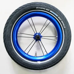 COCKSCOMB 12 inch Kids Bike Wheel Child Wheels for 85mm 95mm Balance Bicycle with inner Tube Tire Type Colorful 12