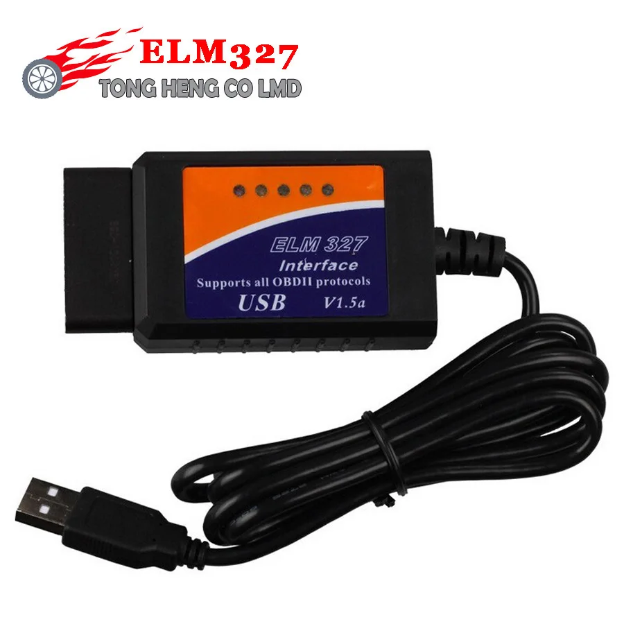 ELM 327 USB Diagnostic Cable OBD2 Scanner OBD Car Diagnostic Tool For Android Windows Symbian English