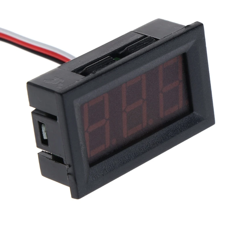 DC Voltmeter LED Panel Amperemeter Universal Mini DC 0-100 V 3-Draht Spannung Strom Meter Tester LED display Digital Panel Meter