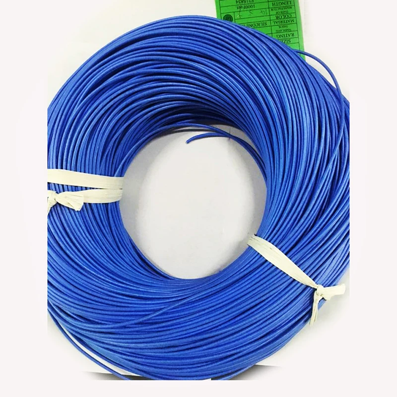 

610M/Roll UL3135 20AWG Silicone Rubber Wire 600V 0.56mm2 Heatproof 200 Celsius Tinned Copper Electrical Microwave Oven Cable