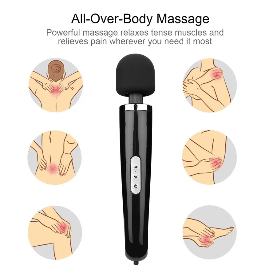 جهاز تدليك العصا السحرية للنساء ، سرعة 30 ، منتج جنسي ضخم ، هزاز قوي ، محفز البظر ، تدليك الجسم ، لعبة الجنس #2
