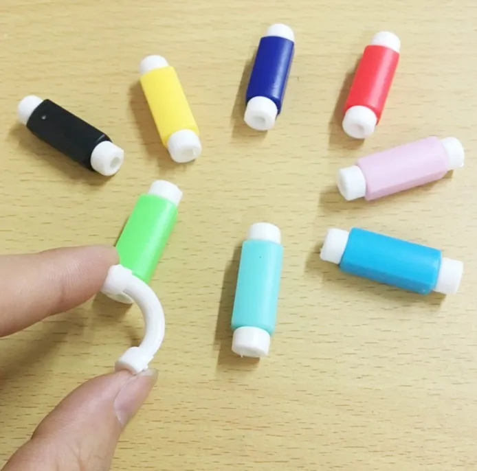 10 шт. USB-кабель протектор Saver, зарядка линии передачи данных защитные рукава зарядное устройство кабель протектор для iPhone huawei USB-кабель