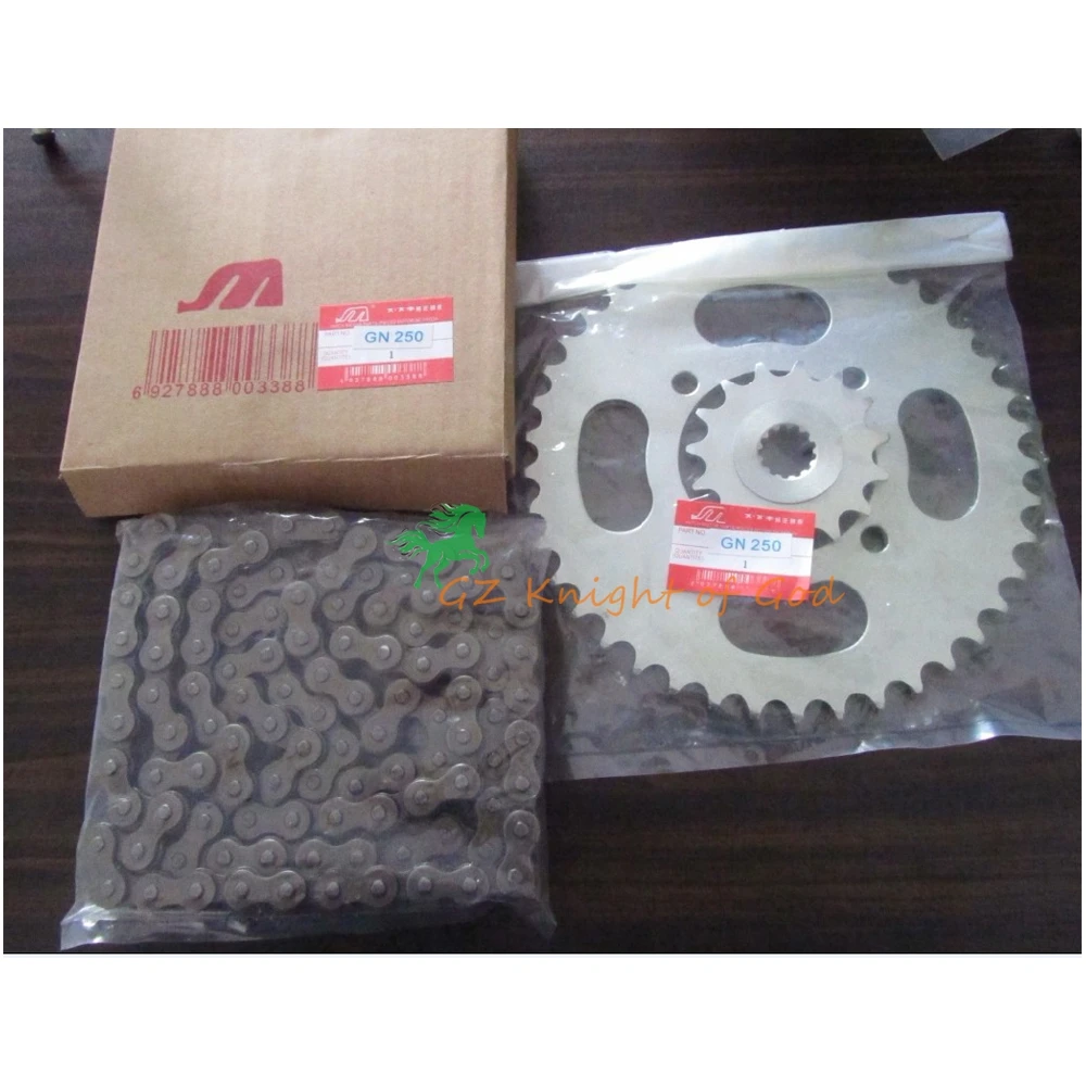 Motorcycle Camshaft Timing Chain Sprocket Kit for Suzuki GN250 GZ250 DR250 SP250 GN GZ DR SP 250 Camshaft Chain CB650 112 LINKS