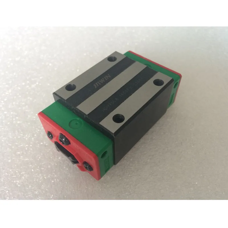 2pcs 100%  HIWIN linear guide rail HGR15 350 400 450 500 550 600 mm with 4pcs of linear block carriage HGH15CA  / HGW15CA CNC parts