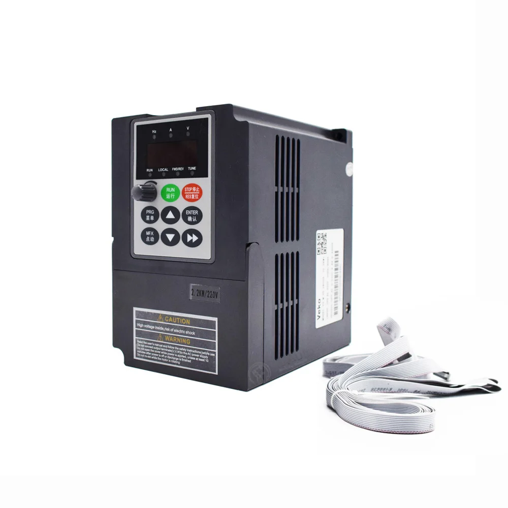 Moteur de broche à grande vitesse, 220 kw, 5a, 65x188mm, 0,33 nm, 400HZ, 24000 tr/min, ER11 + VFD + 14 pinces pour gravure sur bois