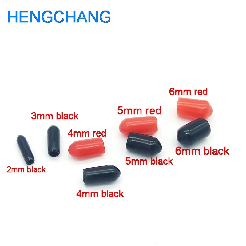 Protective Cover Rubber Cover Dust Cap For Connector Cable End Metal Tubes Screwdriver Handle 100Pcs/lot