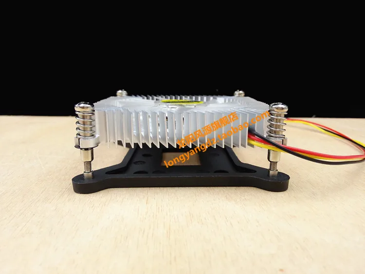 Ultra-thin CPU Fan For LGA1150 LGA1155 LAG1156 CPU Cooler With 70mm Silent Fan Comptuter CPU Cooling Fan With 3pin