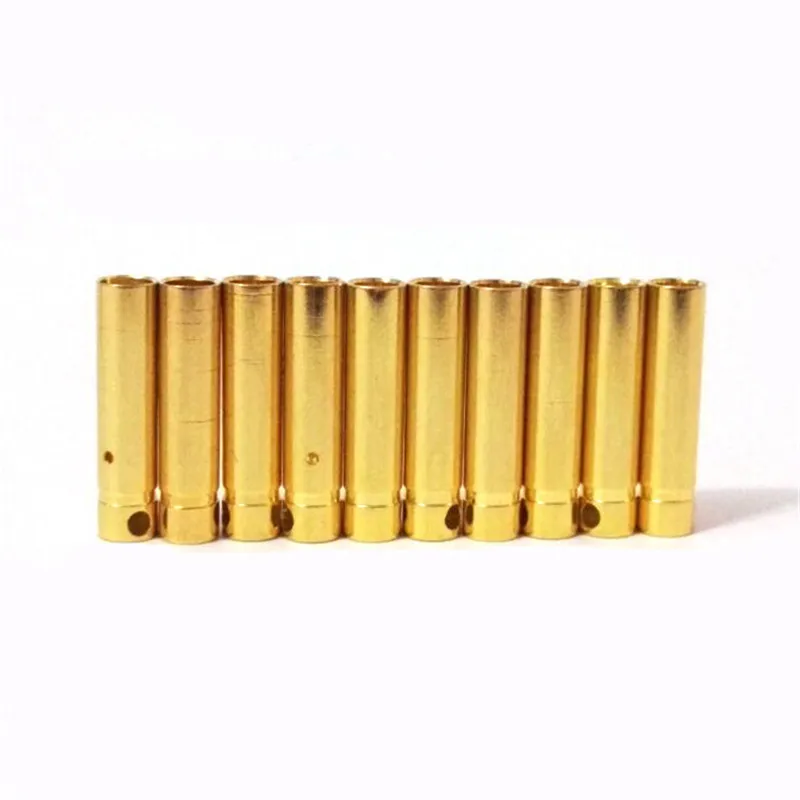 20pcs/lot 3.5mm Gold Bullet Banana Connector Plug For ESC Battery Motor (10 pair)