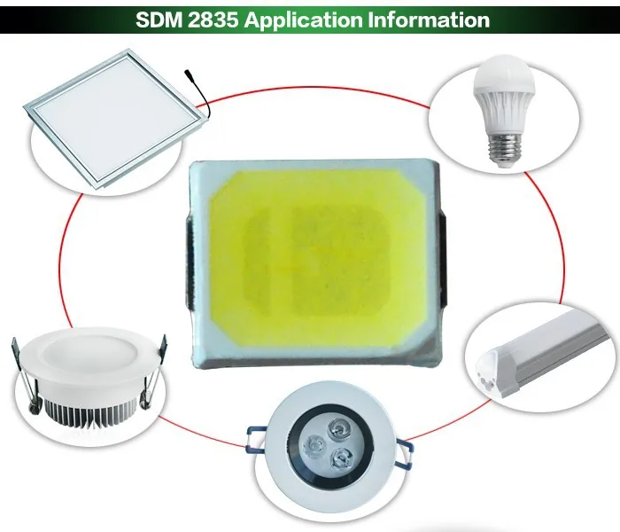 High Brightness Really 0.5W 5730 SMD LED 150ma 3V 50-60lm 100pcs