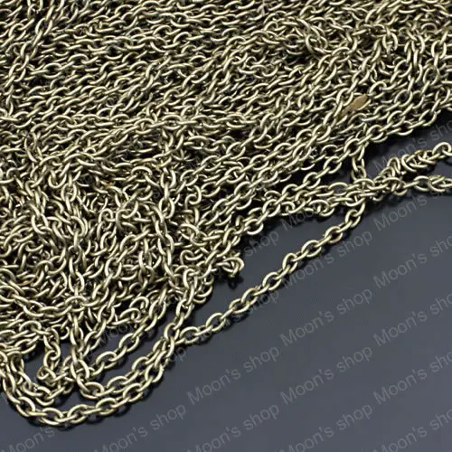 

Wholesale Width 2.3mm Antique Bronze Iron Link Chains Accessories 5 Meter (JM2737)