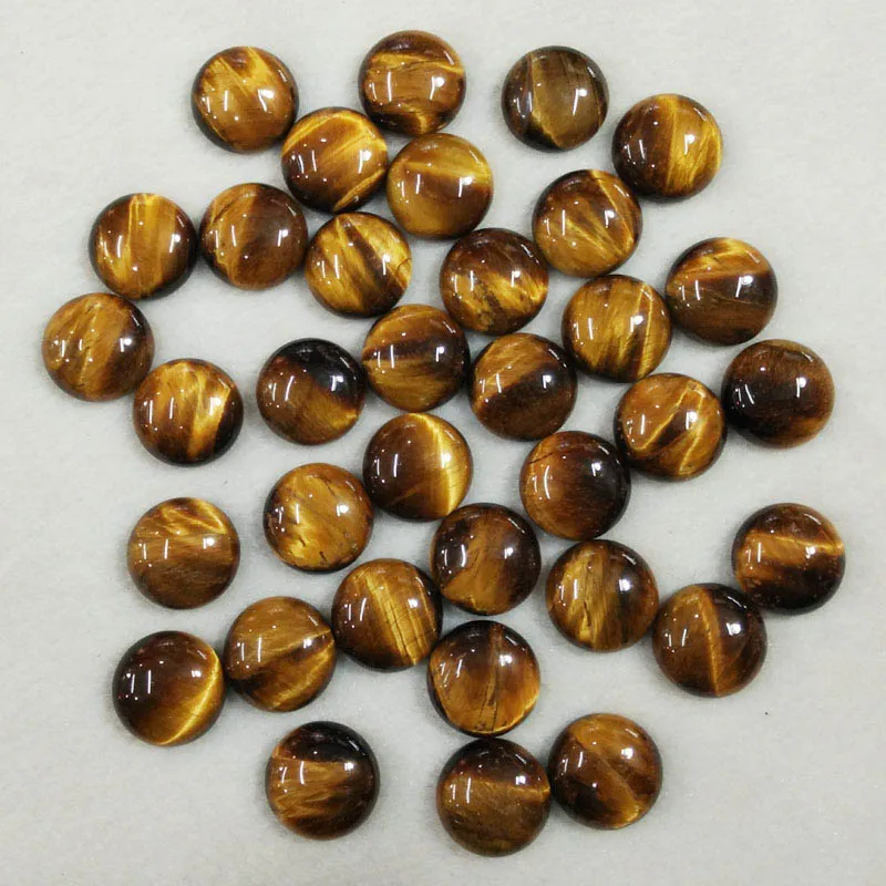 Wholesale 50pcs/lot fashion good quality assorted natural stone mix round cabochon stone beads 16mm for jewelry making free