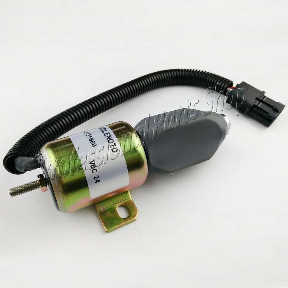 332/J5060 Fuel Solenoid For JCB JS130 JS160 JS180 JS240 JS260 JS330 24V