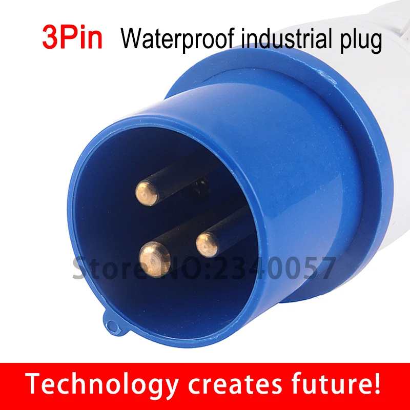 3 Pin 16A/32A Chống Nước Điện Kết Nối Ổ Cắm Điện 240V Công Nghiệp Ổ Cắm Cắm 16 AMP Ổ Cắm Cổng Kết Nối