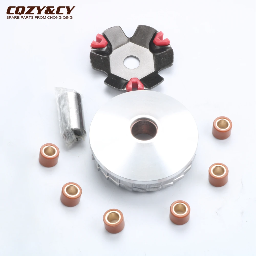 Scooter Performance Variator Kit & Variator Rollers Roller Weights16x13 6g for GY6 50cc 80cc 100cc Scooter ATV Karting SPONSORED