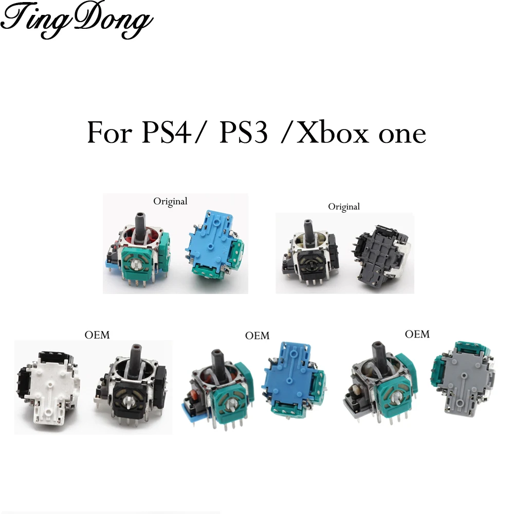 

1PCS Original OEM For PS4 3D Rocker Joystick Axis Analog Sensor Replacement For Sony PlayStation 4 Wireless Controller