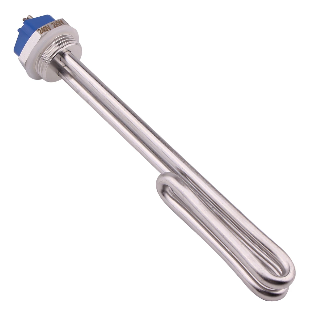 DERNORD 1 "BSP سخان مياه كهربي 240 فولت 2000 وات برغي في أضعاف الظهر نوع DN25 عنصر تسخين الغمر SUS304