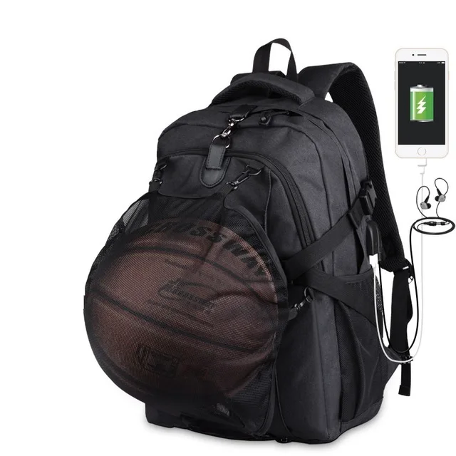 Ball Pack Laptop Bag Football Outdoor Men Sports Gym Bags Basketball Backpack School Bags For Teenager Boys Soccer Computer Bags