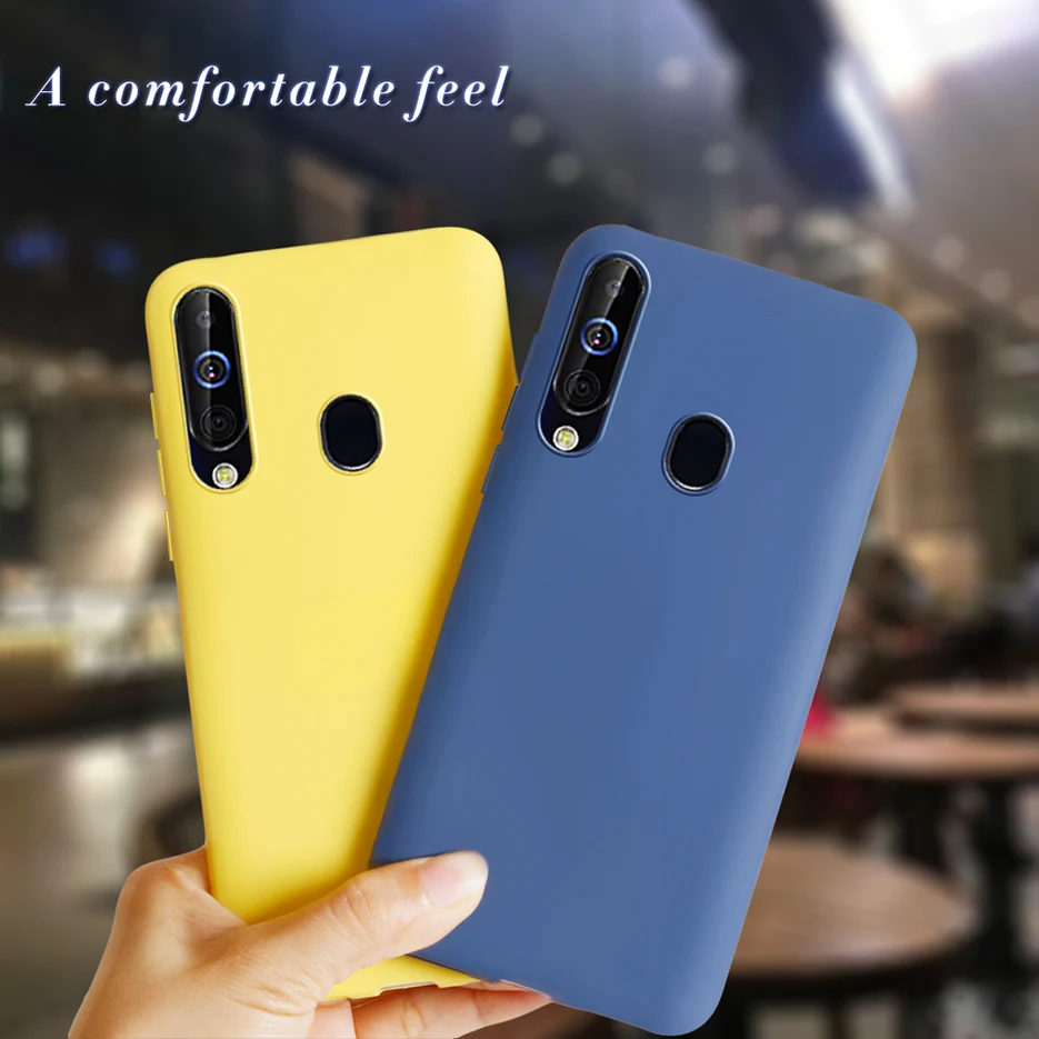 Back Cover For Samsung Galaxy A60 Soft Slim Candy Color Phone Case For Samsung A60 A 60 2019 A606 A606F Full Protection Case Coque Bumper 6.3 \'\'