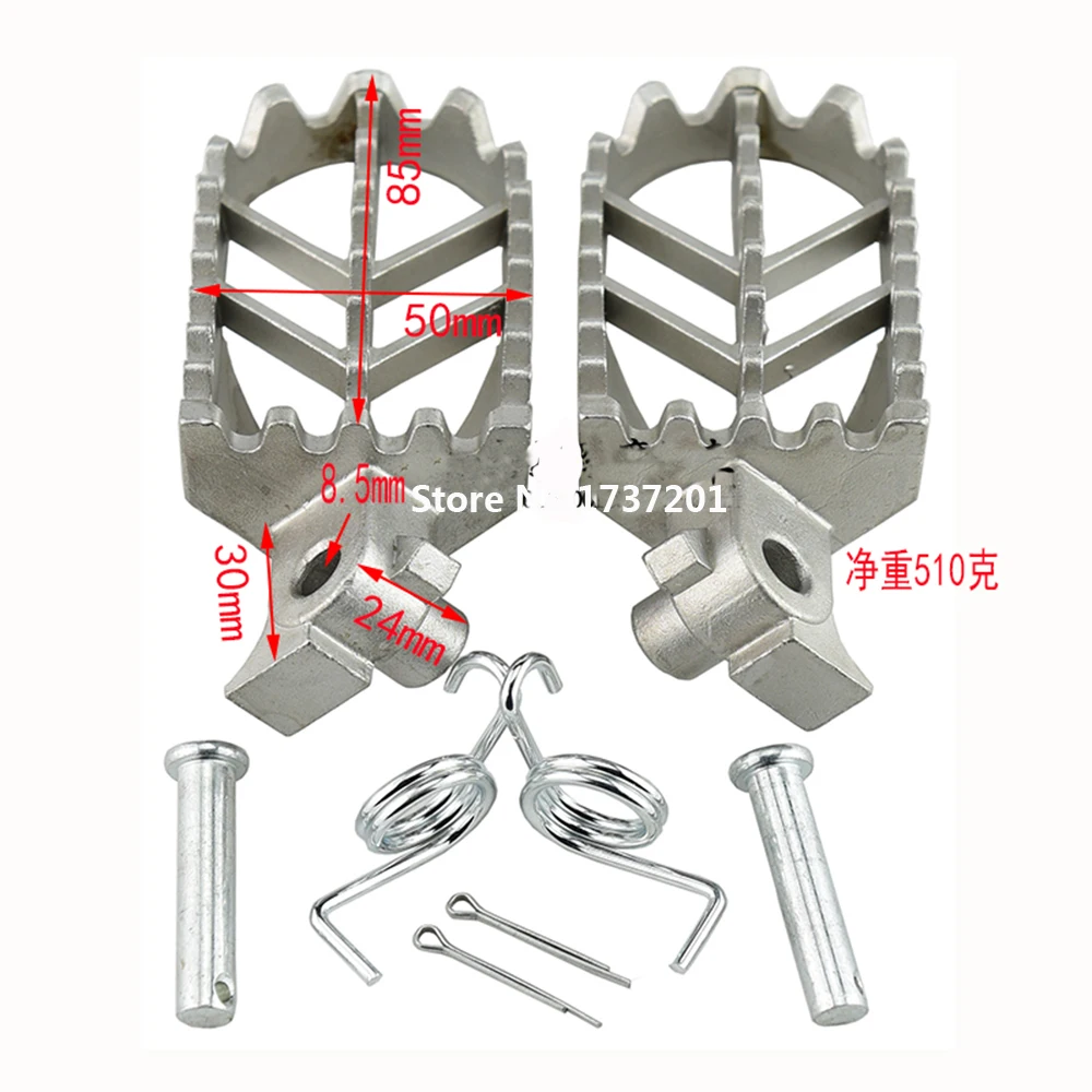 New Foot Rest Pegs Motorcycle Stainless Steel Motorcycle Footpegs For CRF50 XR50 XRF70 CRF70 Pit Dirt Motor Trail Bike Motocross