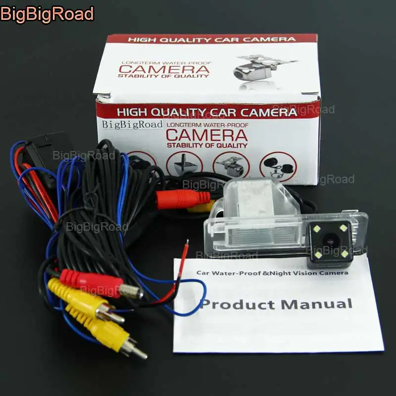 

BigBigRoad Car Rear View Reversing Backup Camera With Power Relay / Filter For Leopaard CS10 2015 Night Vision Parking Camera