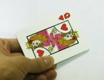 Queen to 5 Card Set Magic Tricks Q to 5 Magia Appearing Card Close Up Gimmick Props Mentalism Comedy