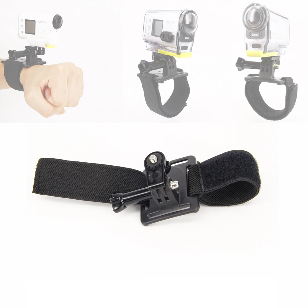 Monopod Mount Accessories Head Chest Wrist Strap Kits for Sony Action Cam HDR-AS15 AS20V AS30V AS100V AS200V FDR-X1000V