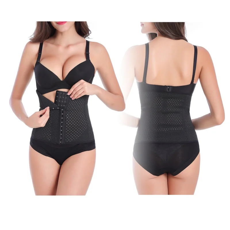 Protection Waist Trainer Corset Belt Lingerie Bodybuilding Belts Protection Waist Modeling Strap Belt Corset Black White