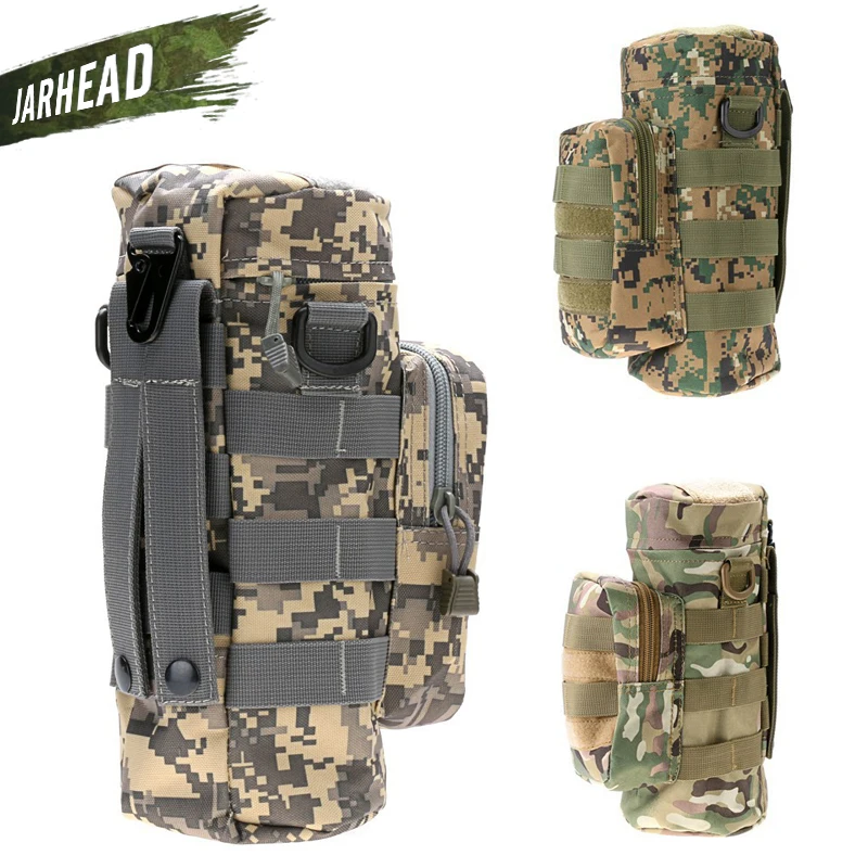 Outdoor Portable Adjustable Universal Kettle Bag MOLLE Suspension Camouflage Leisure Sports Bag