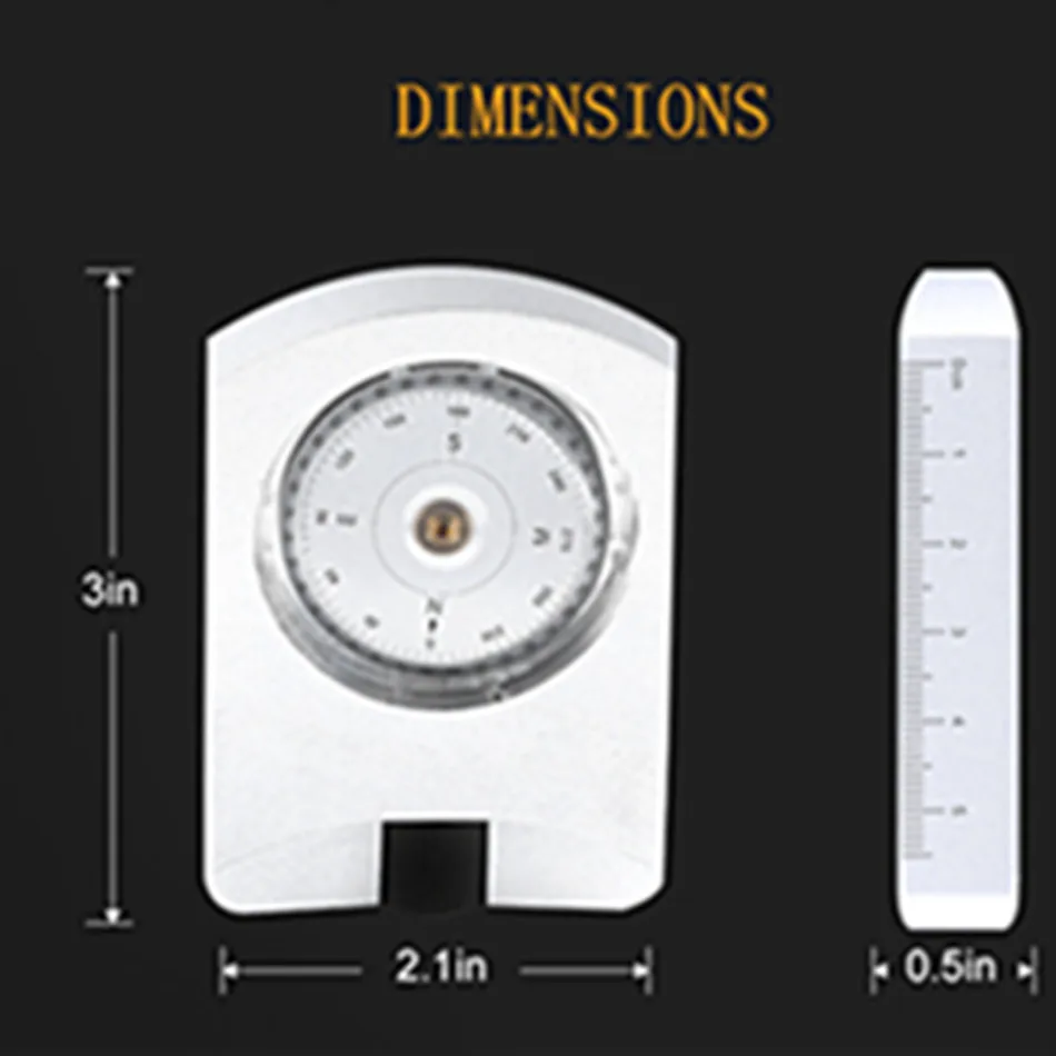 OP005 Professional Mountaineer Aluminum Sighting Compass Positioning Measurement Distance