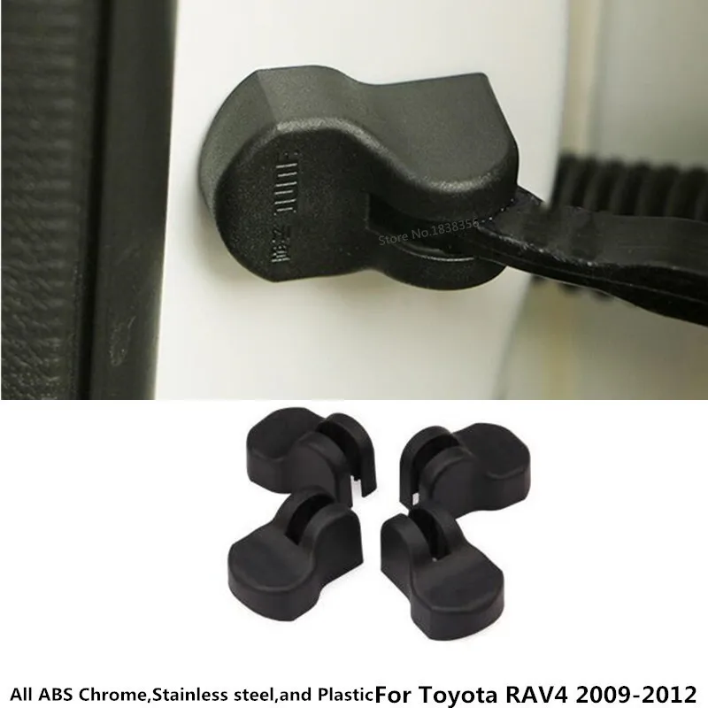 For Toyota RAV4 2009 2010 2011 2012 2013 Car Anti Rust Water Proof Door Plastic Buckle Keys Key Limit Device Trim Frame Stick