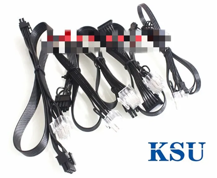 

CPU 4+4Pin / PCI-E Dual 8pin(6+2) / SATA 15pin / IDE 4pin modular Power supply cable for 9pin LEADEX Series