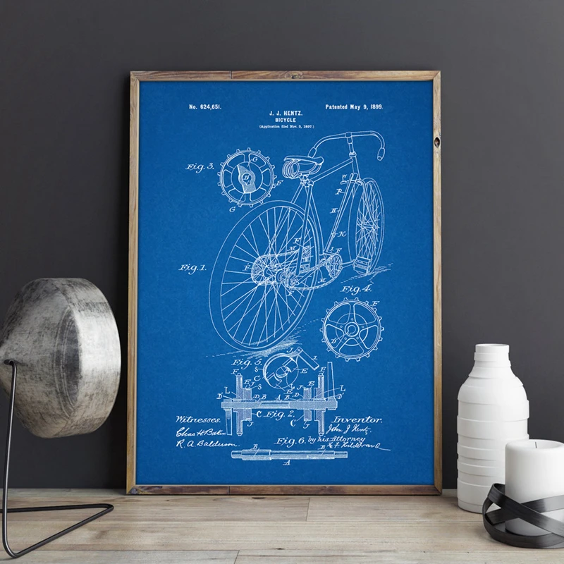 Настенная Картина на холсте с – обзор и цена Vintage Cycling Gear