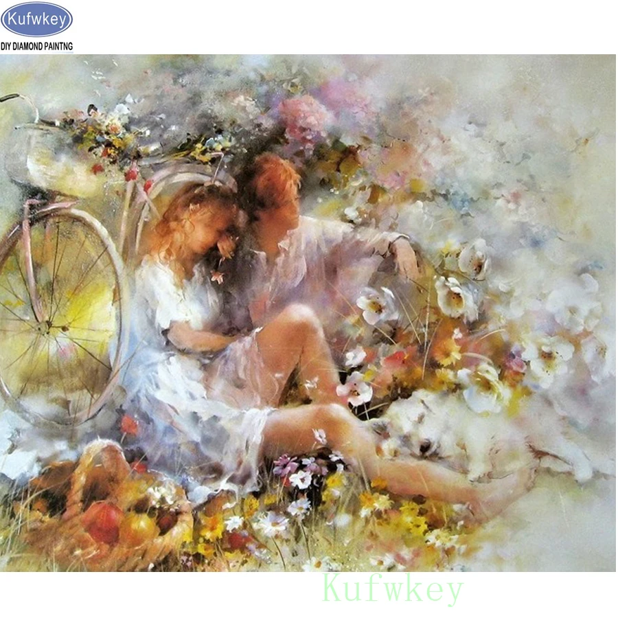 전체, 다이아몬드 자수, 판타지, 5d diy 다이아몬드 페인팅 애호가, 3d, 이미지, 크로스 스티치, 키트, 다이아몬드 모자이크, 가정 장식 결혼 선물