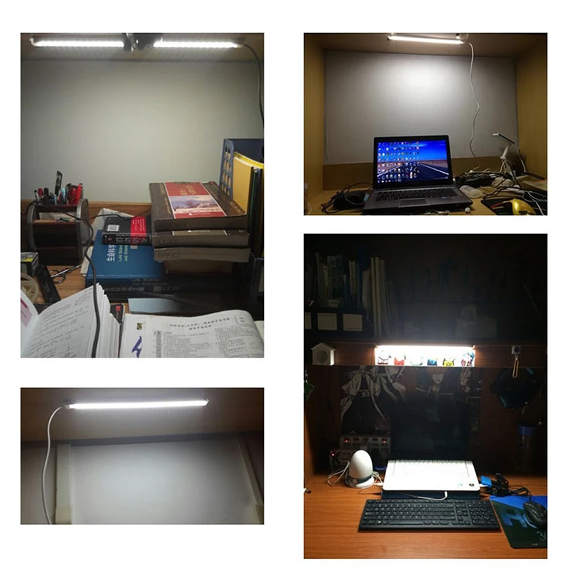 52cm USB LED Bar Light DC5V Rigid LED Strip for the Kitchen Aluminum Light Bar Under Cabinet Lighting LED Reading Light