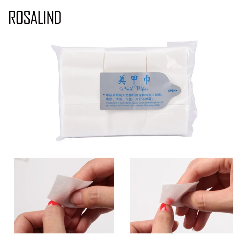 

ROSALIND Cotton Removal Wraps Professional Nail Polish Remover Suitable for Salon use or home use Nail Gel Varnish Towel