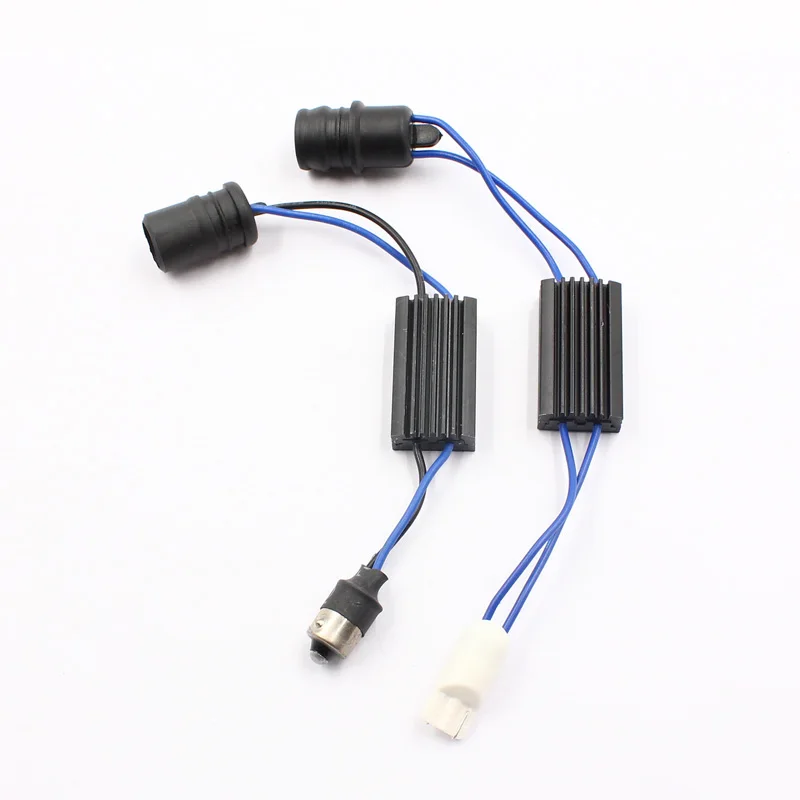 KE LI MI T10 BA9S LED Car Decoder Soft Socket 2 Styles Anti Flicker Error Canceller LED Lights for Vehicle